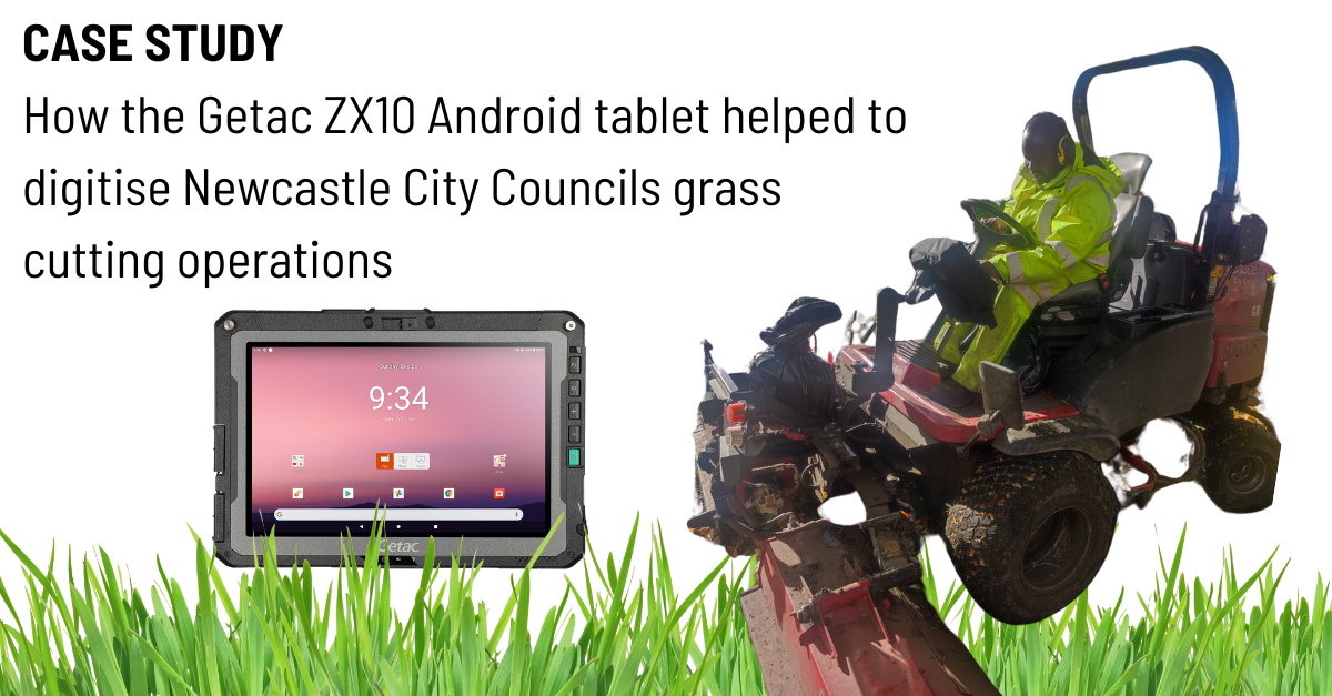 Enhancing Efficiency: How an Android tablet helped Newcastle City Council digitise grass cutting operations